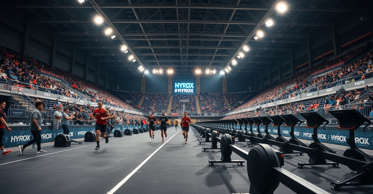HYROX athlete in competition